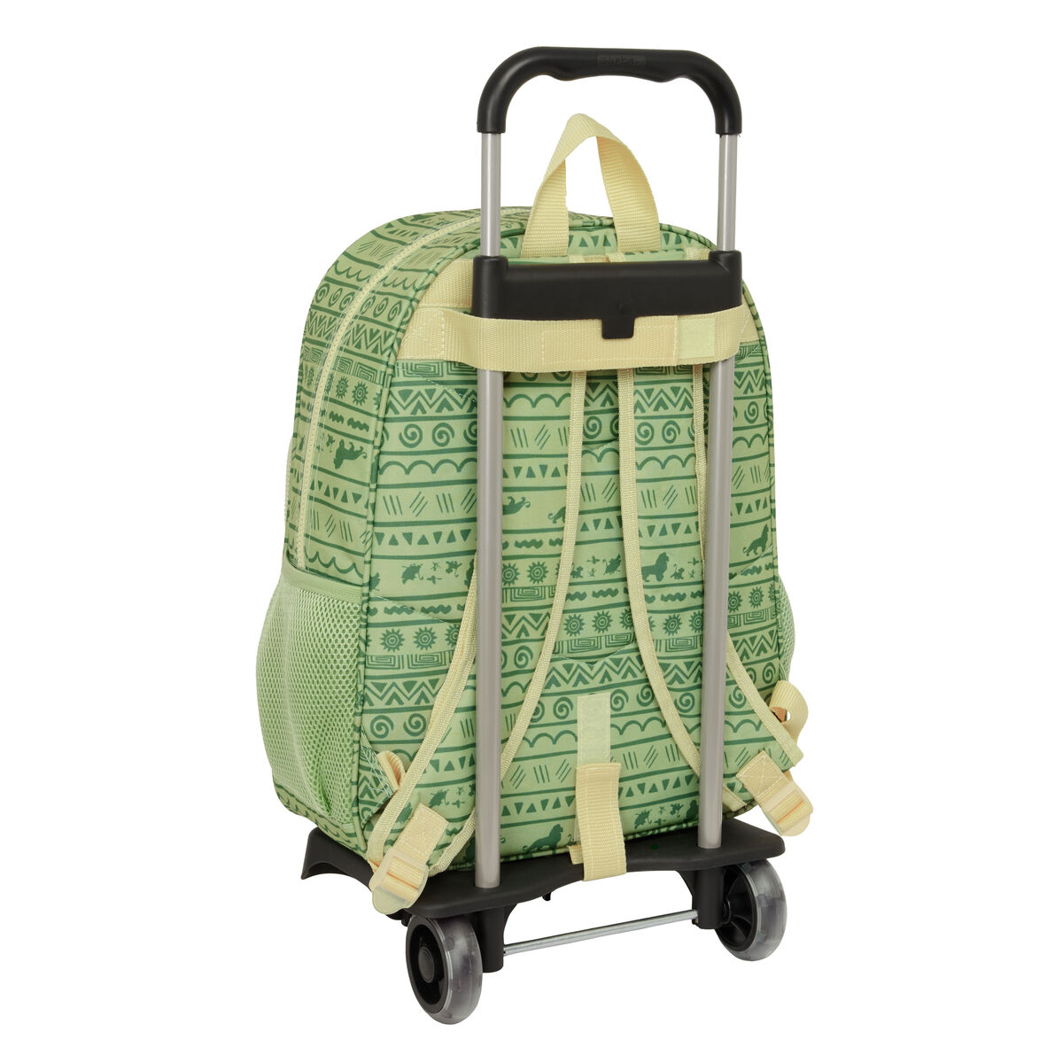 Skolväska med hjul Mufasa Grön Beige 33 x 42 x 14 cm - 2