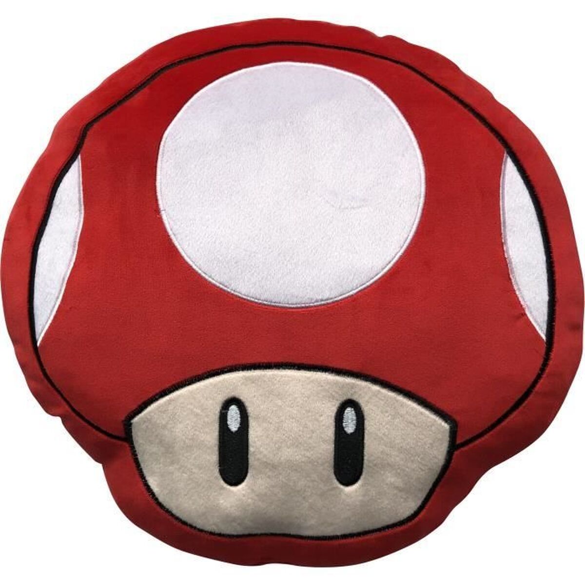 Kudde Mario Bros 43 x 3 x 43 cm Vit Röd Polyester Svamp