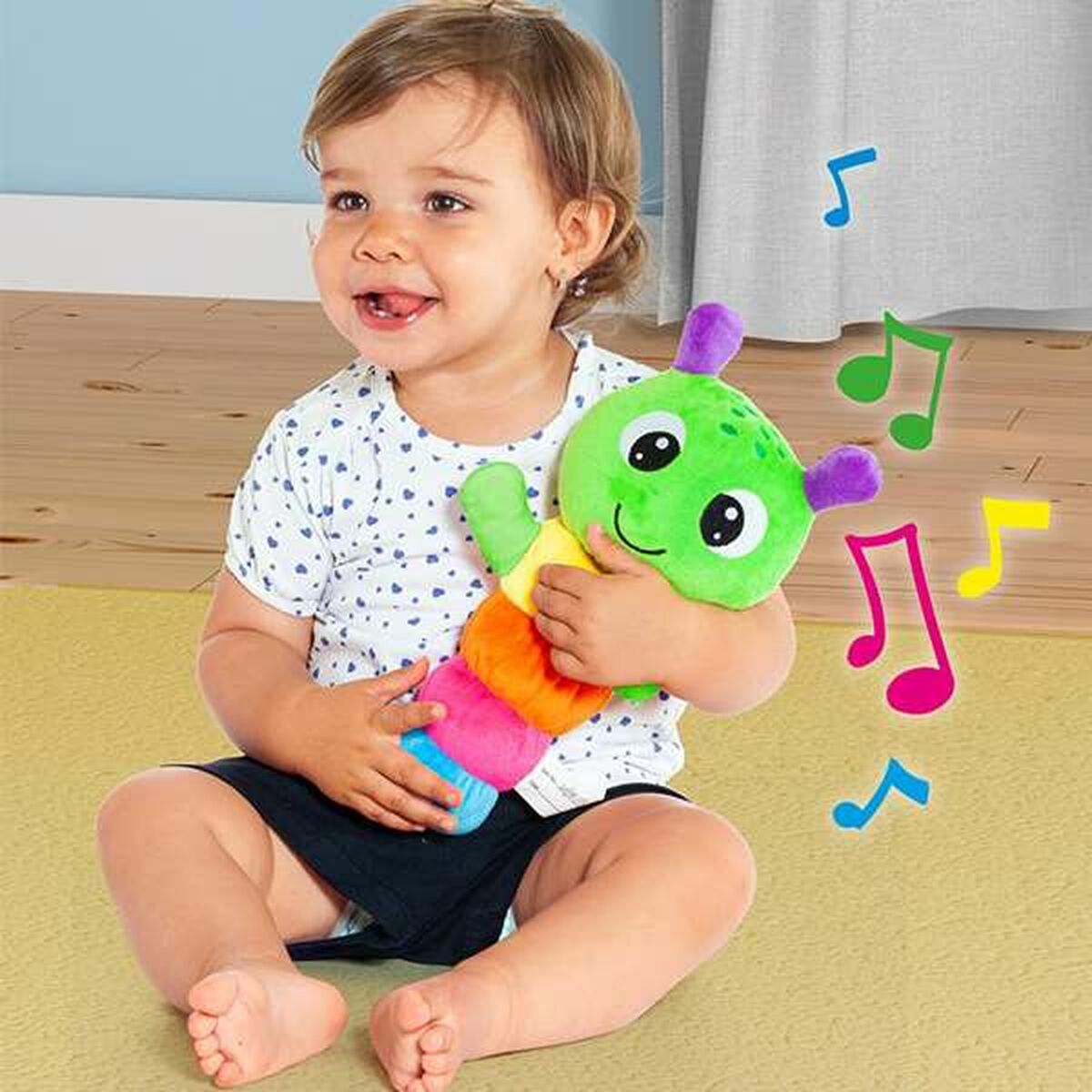 Musikalisk Plyschdocka Moltó Wormy - 3