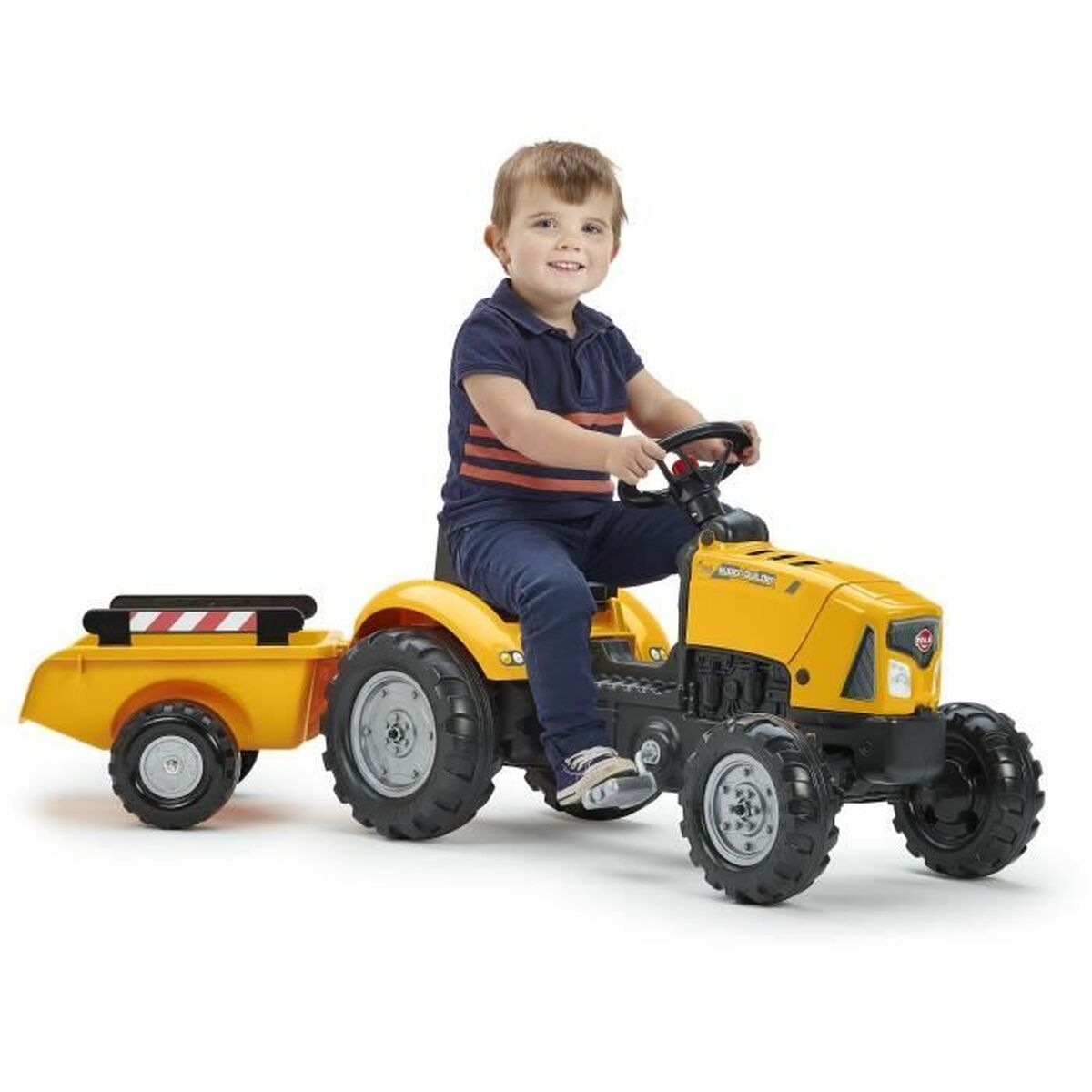 Pedaltraktor Falk Gul - 2