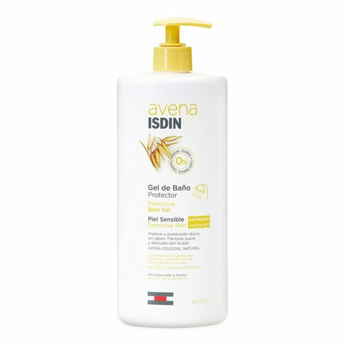 Duschgel Isdin Avena 750 ml Havregryn Skydd