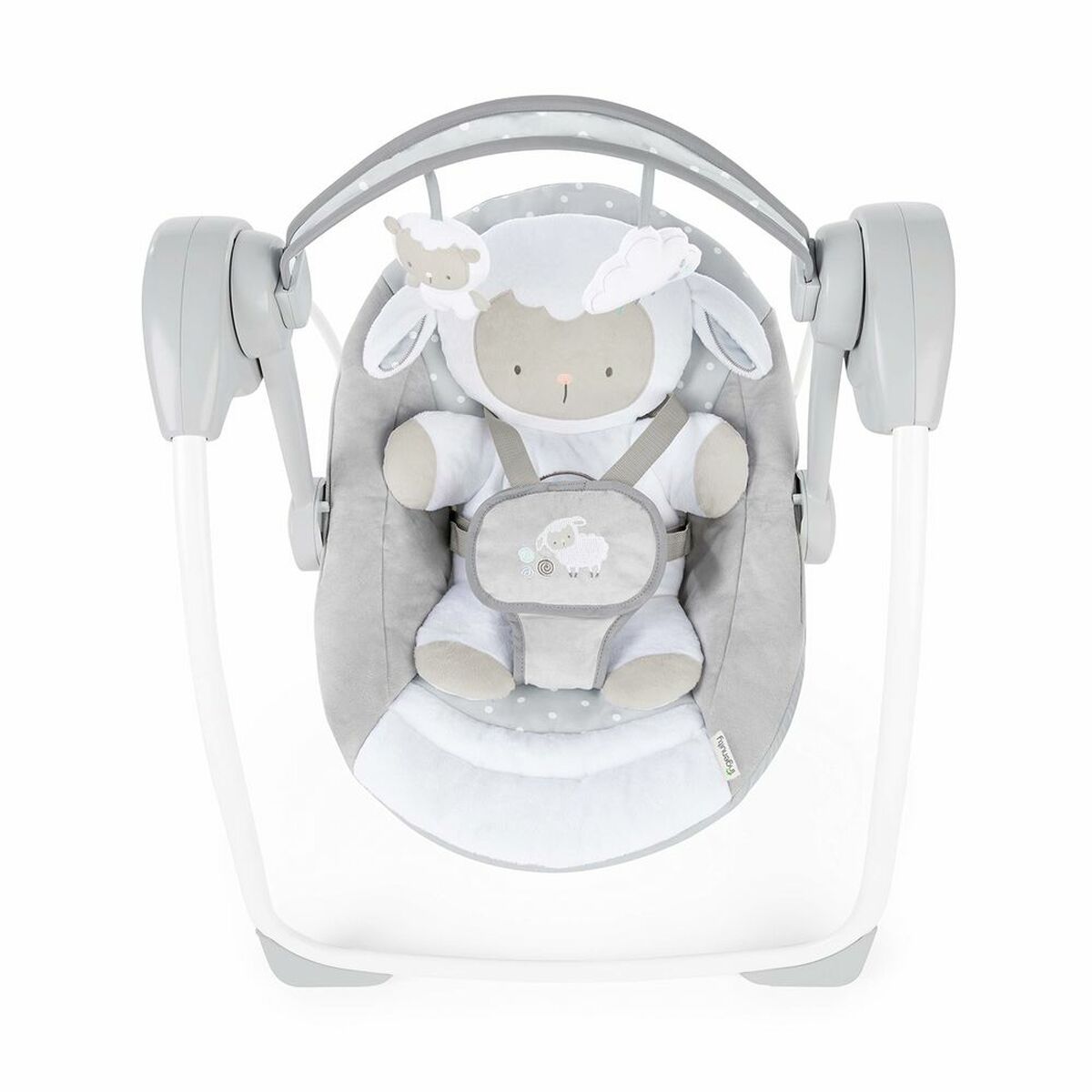 Hängmatta för bebis Ingenuity Cuddle Lamb Kompakt Grå - 2