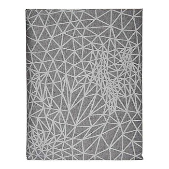 Bordsduk Kinvara BABEL GRIS 48 Vit Grå Jacquard