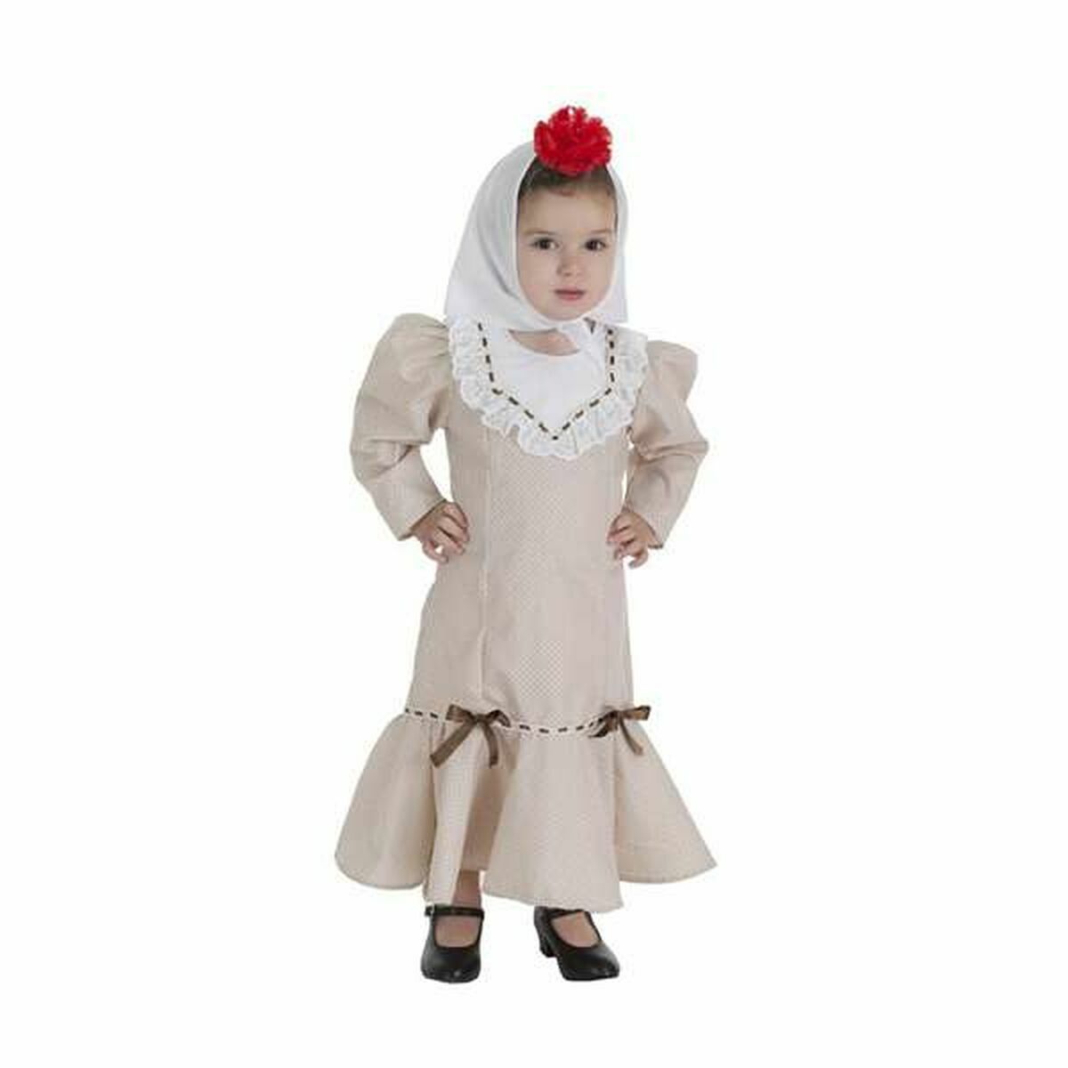 Maskeraddräkt bebis Chulapa Beige (2 Delar) - 2
