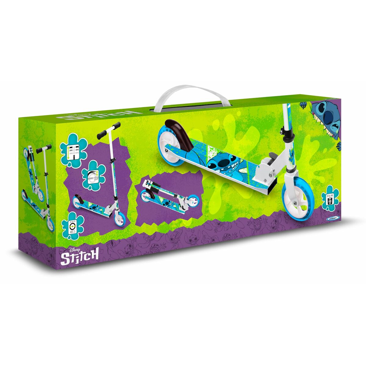 Sparkcykel Disney Stitch Blå - 3