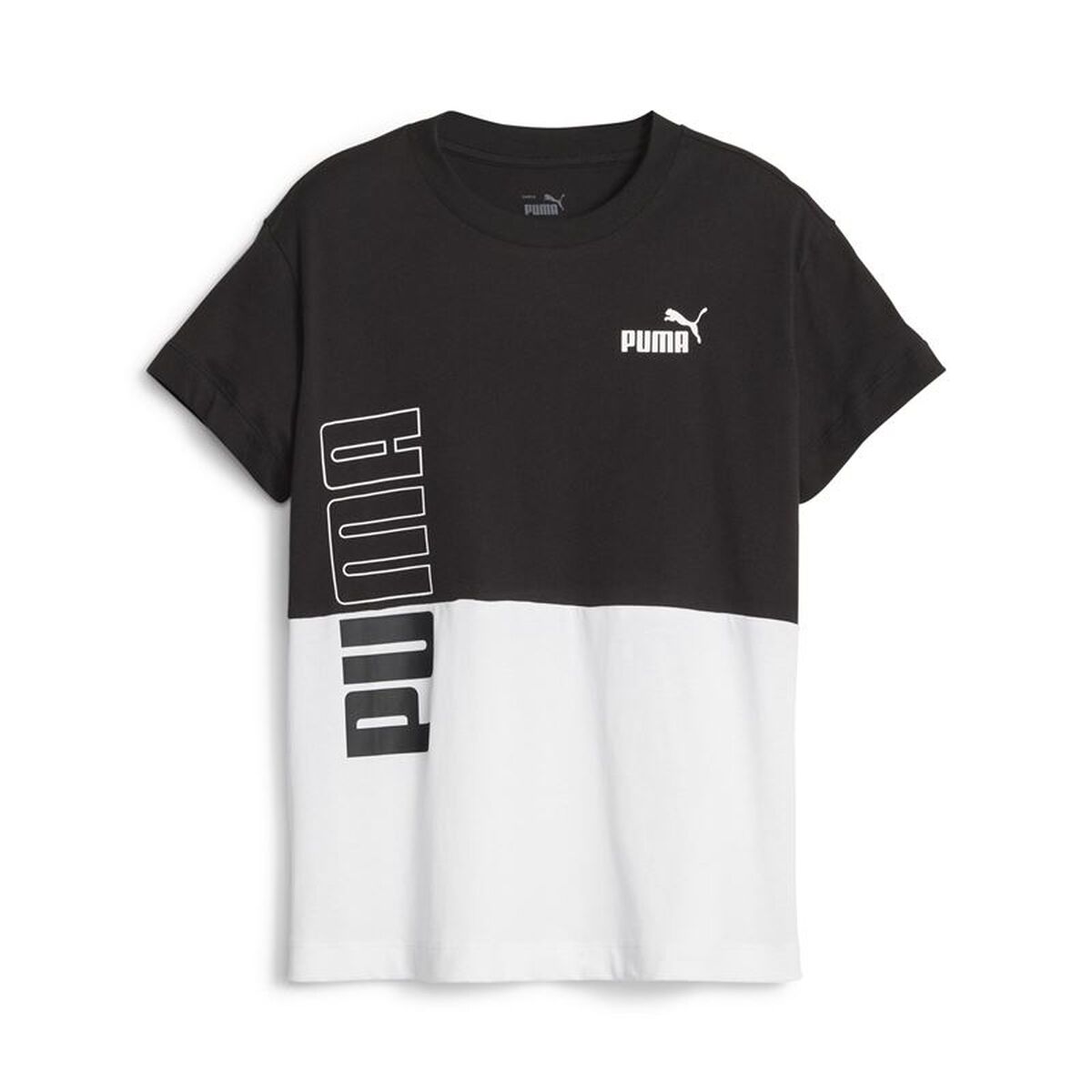 Barn T-shirt med kortärm Puma 676427 01 Svart