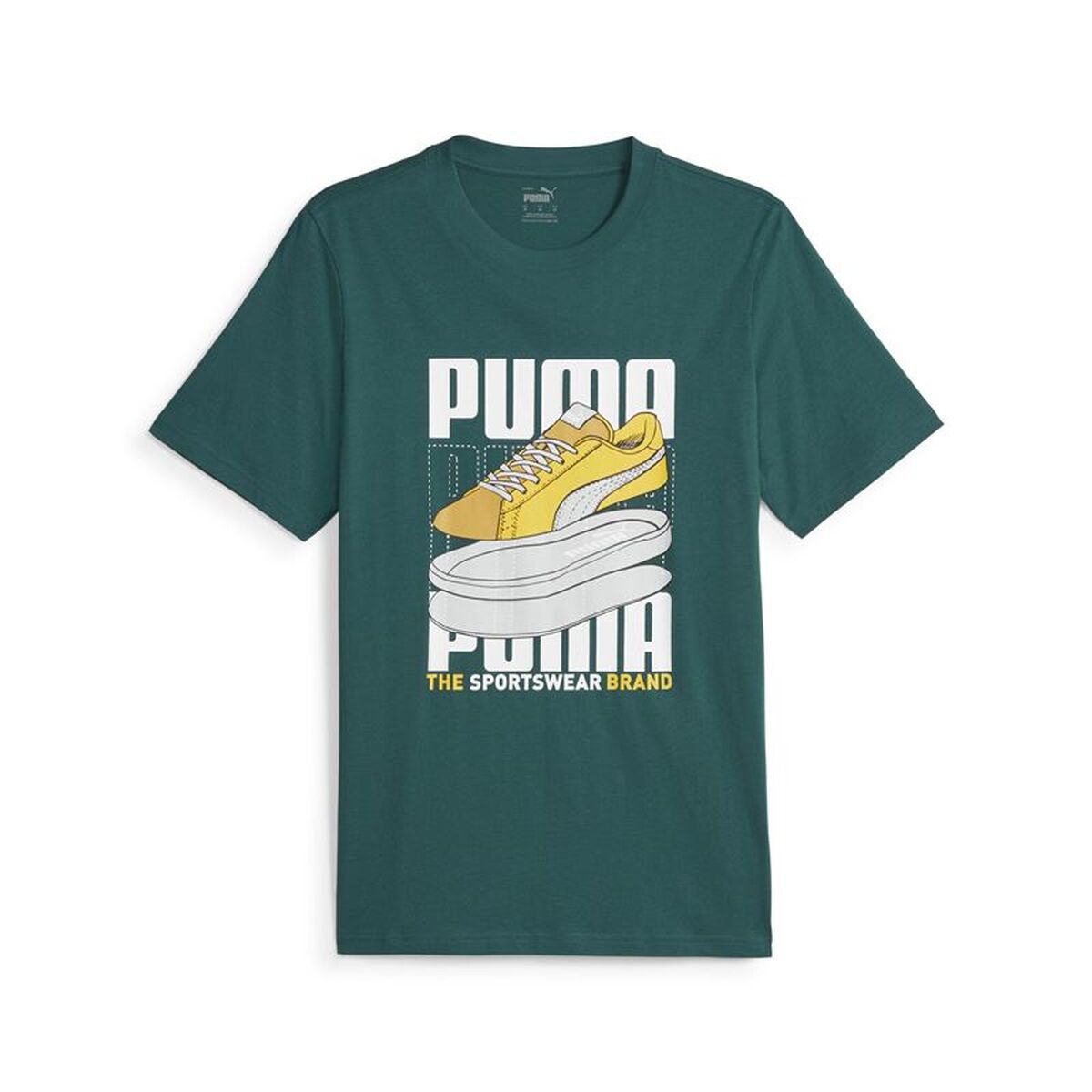T-shirt med kortärm Herr Puma 677186 43 Blå (M)