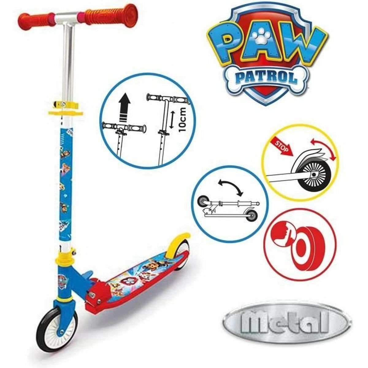 Sparkcykel Smoby Paw Patrol - 2