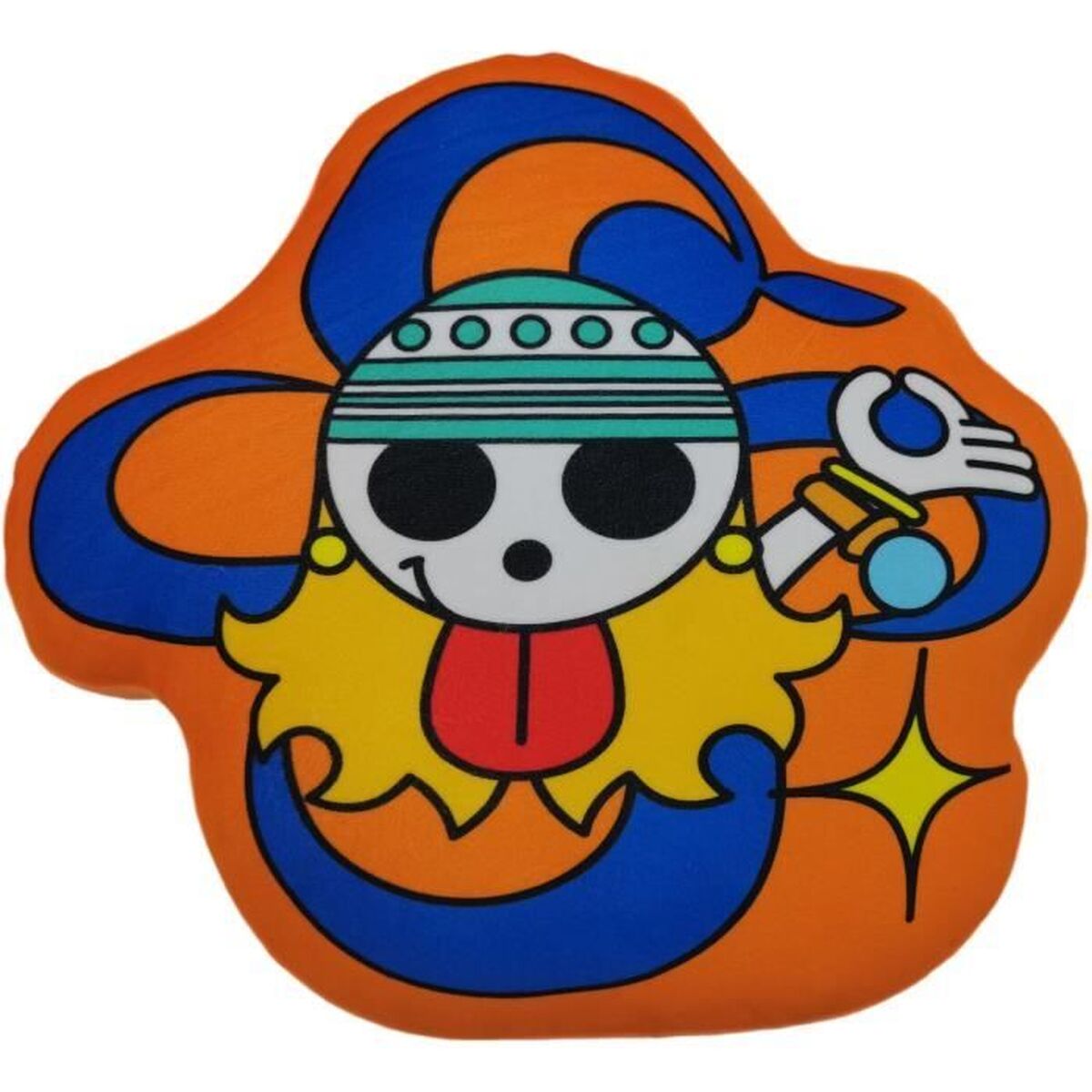 Kudde One Piece Orange Polyester Utskriven