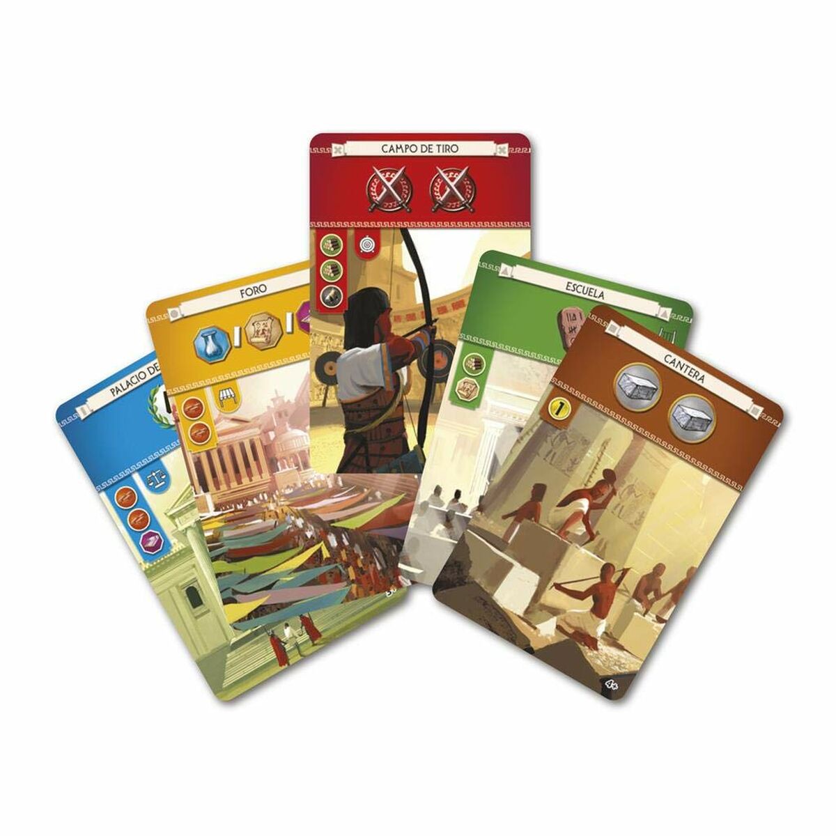 Sällskapsspel 7 WONDERS spanska - 2