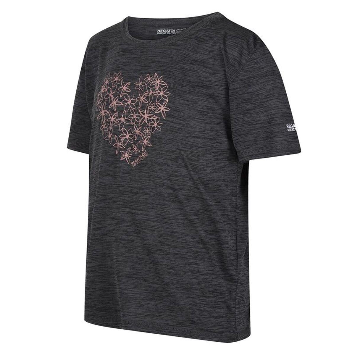 Barn T-shirt med kortärm Regatta RKT143-4ZQ Grå