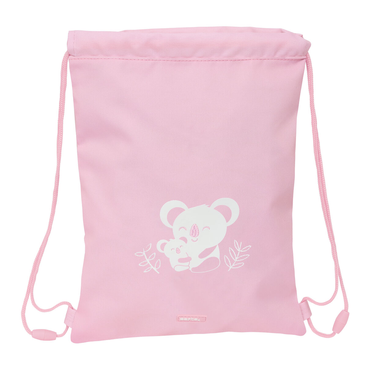 Skopåse med remmar Safta Koala Rosa 26 x 34 x 1 cm