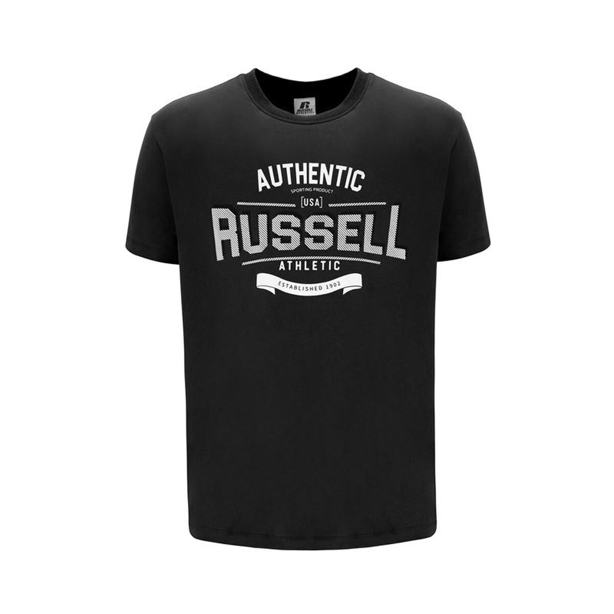 T-shirt med kortärm Herr Russell Athletic A30081-IO 099 Svart (S)