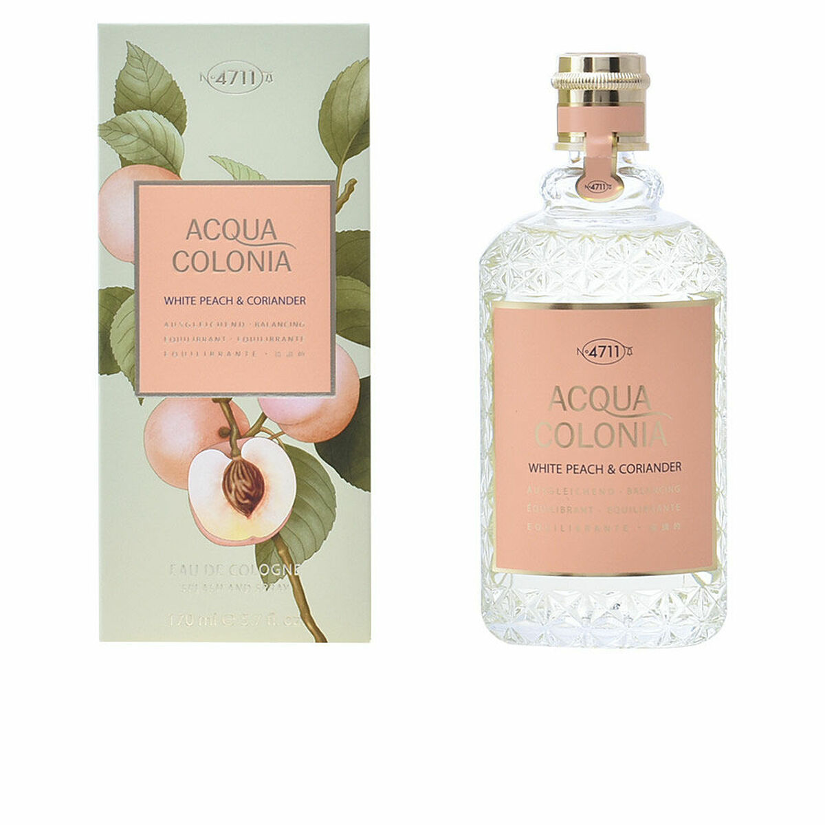 Parfym Unisex 4711 ACQUA COLONIA WHITE PEACH & CORIANDER EDC 170 ml