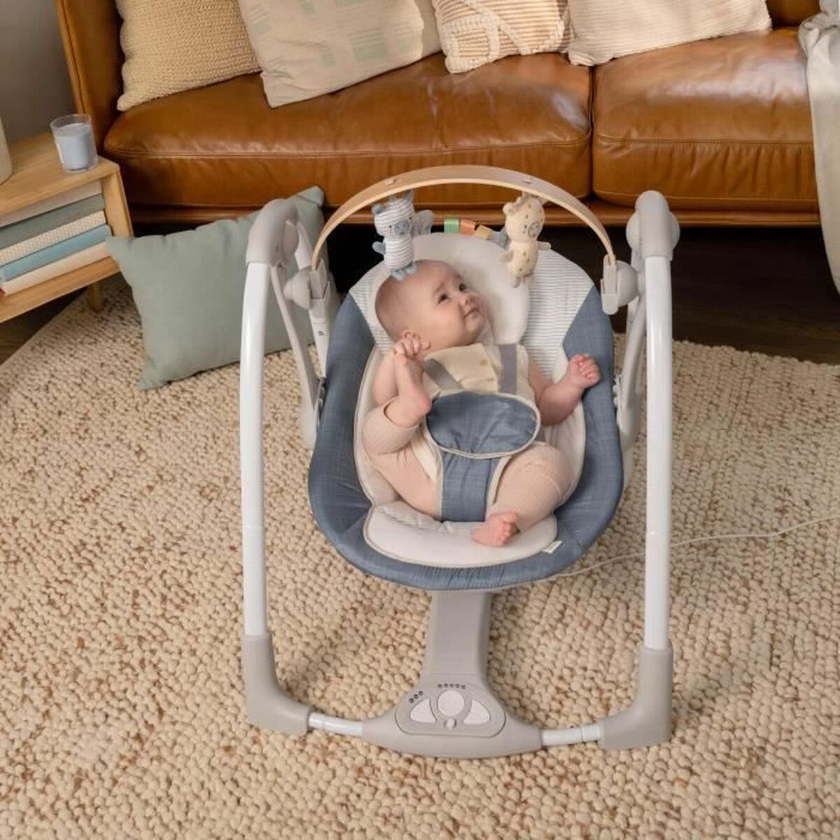 Hängmatta för bebis Ingenuity Blå - 3