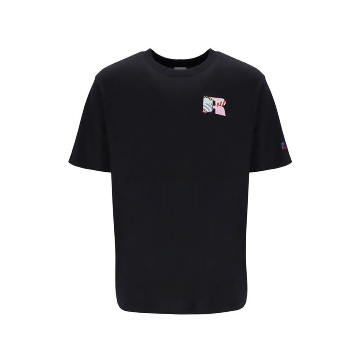T-shirt med kortärm Herr Russell Athletic E36221-IO 099 Svart (M)