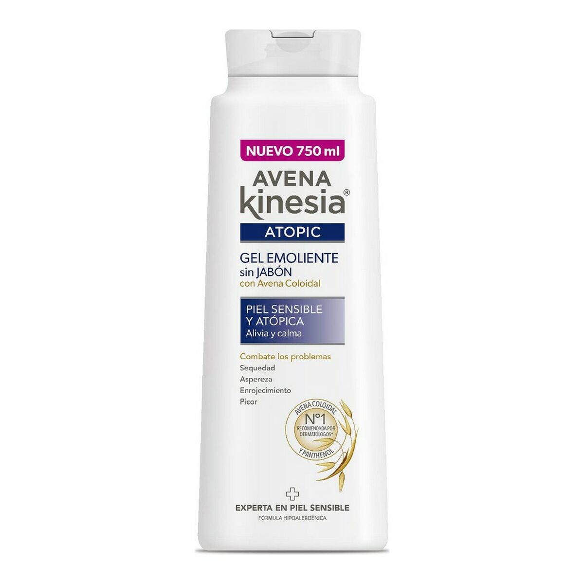 Duschgel utan tvål Avena Kinesia Avena Topic 750 ml