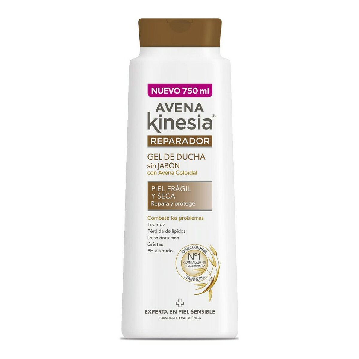 Duschgel utan tvål Avena Kinesia Reparador 750 ml