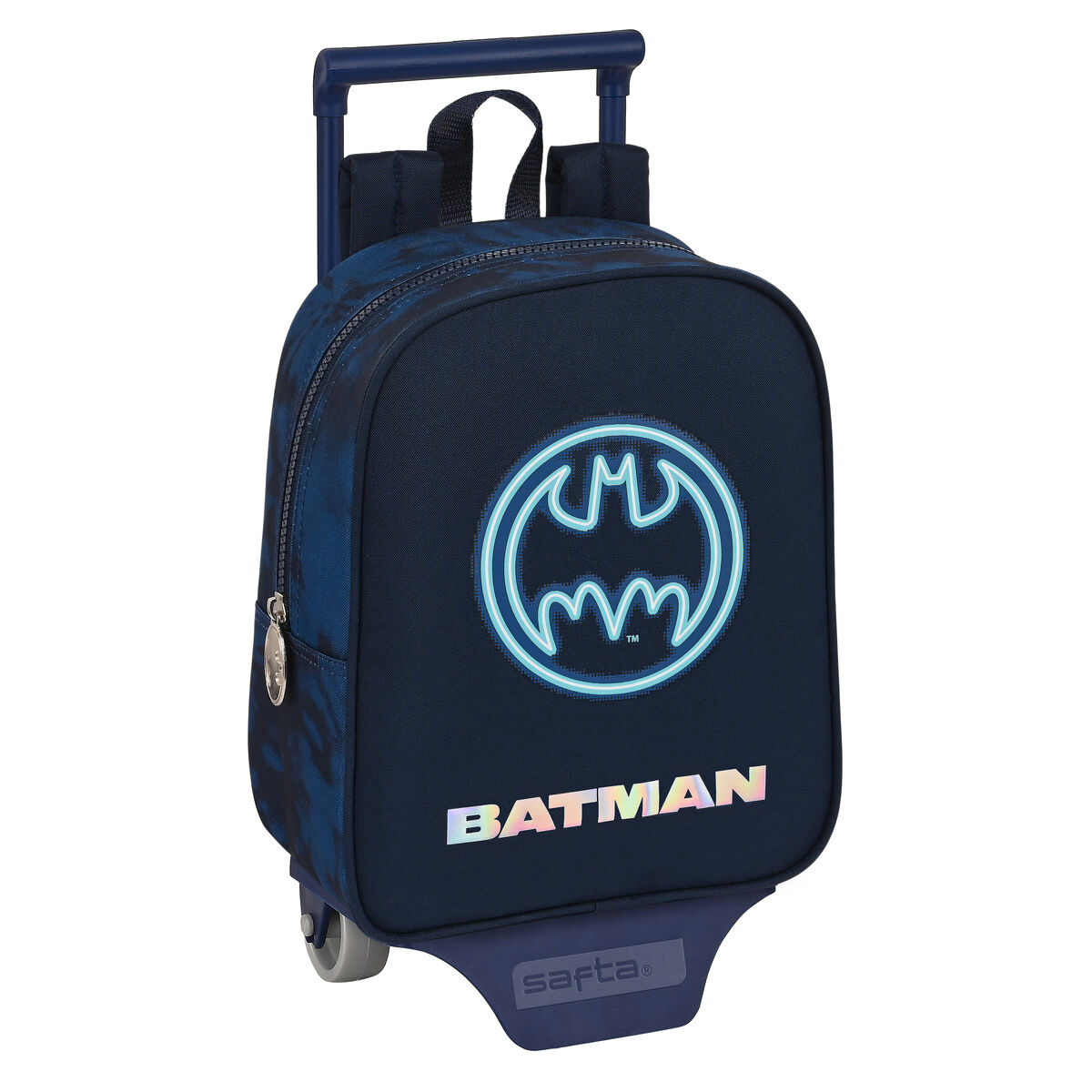 Skolväska med hjul Batman Legendary Marinblå 22 x 27 x 10 cm