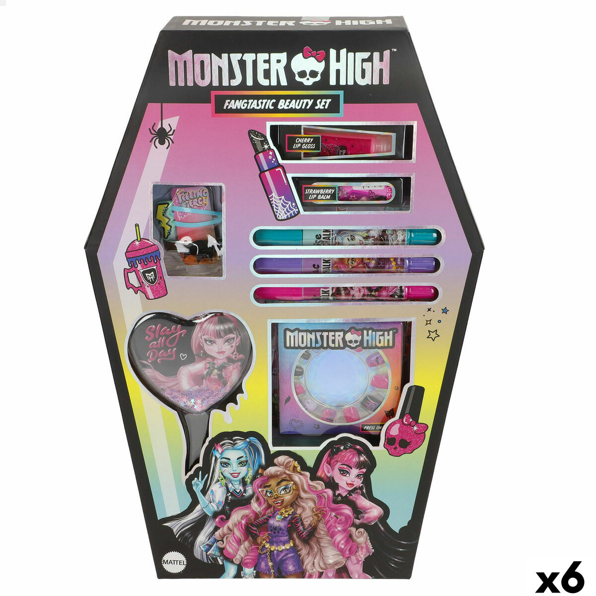 Skönhetsset Monster High (6 antal)