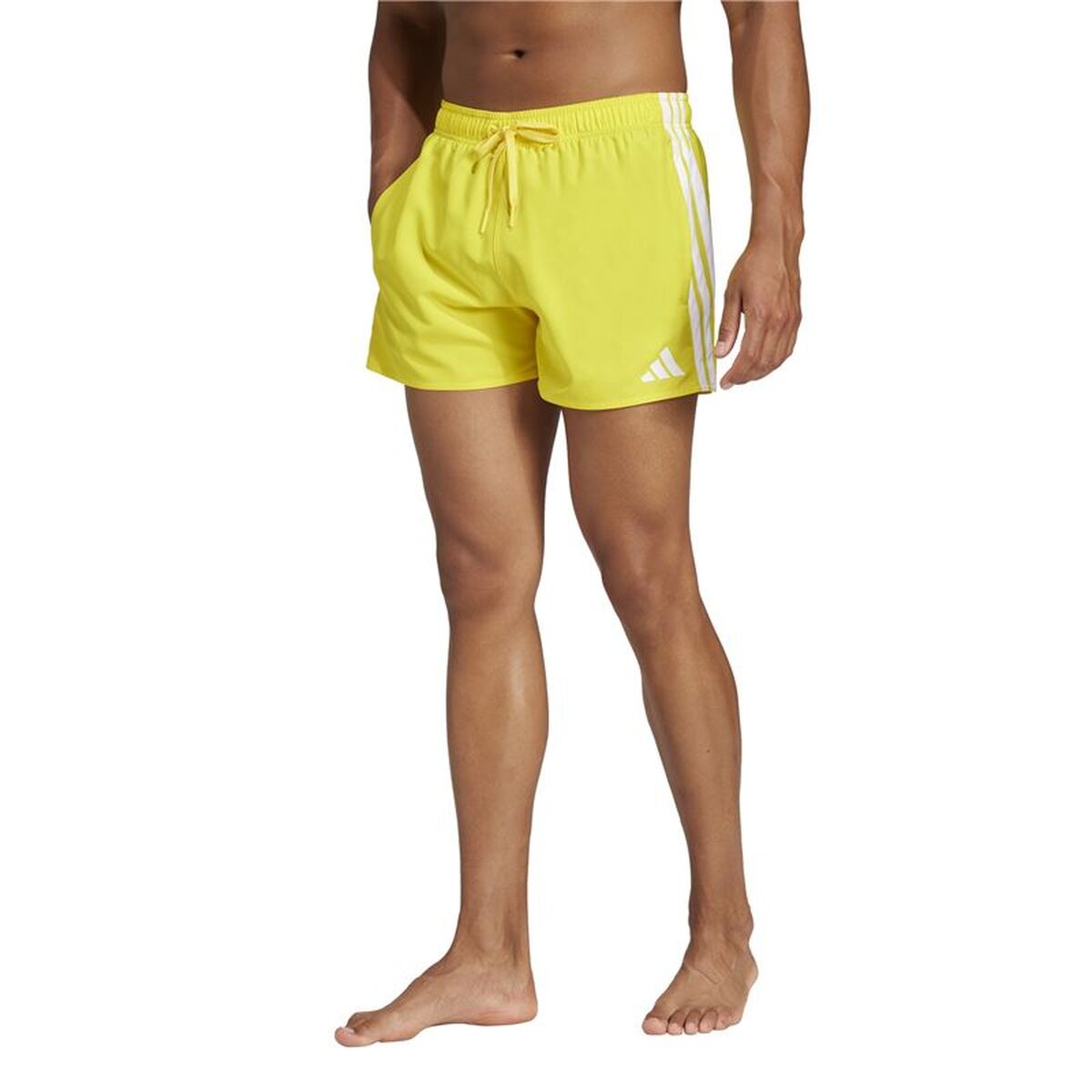 Baddräkt Herr Adidas 3 Bandas Bld Sh 3In Gul - 2