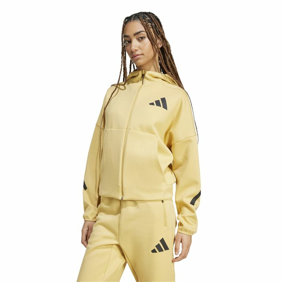 Sportjacka, Dam Adidas Z.N.E. Gul - 2