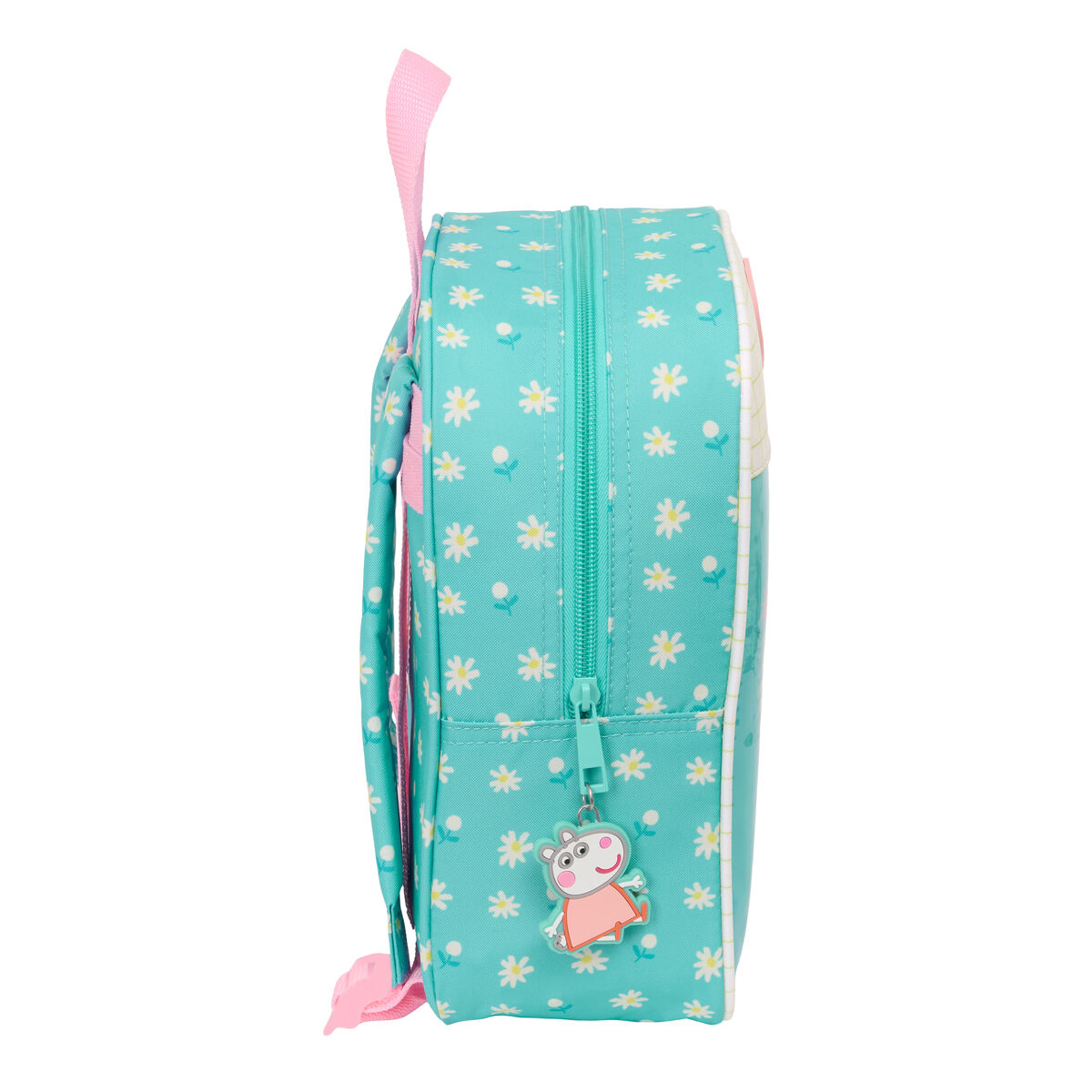 Barnryggsäck Peppa Pig Pretty flowers Gul Mint 22 x 27 x 10 cm - 2