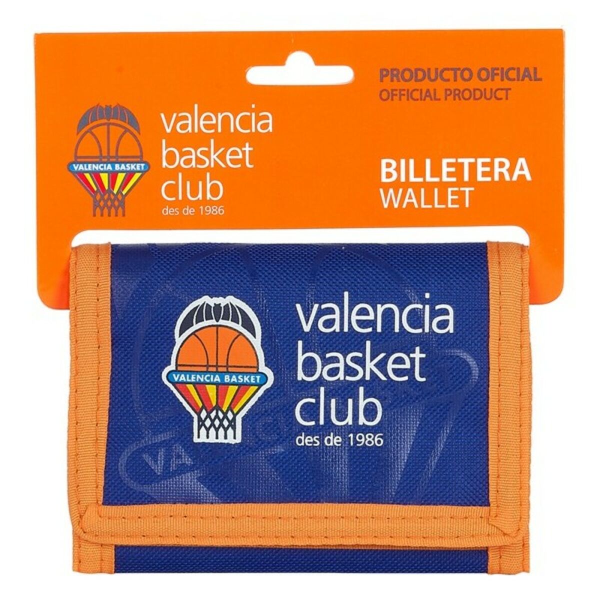 Plånbok Valencia Basket Blå Orange - 3