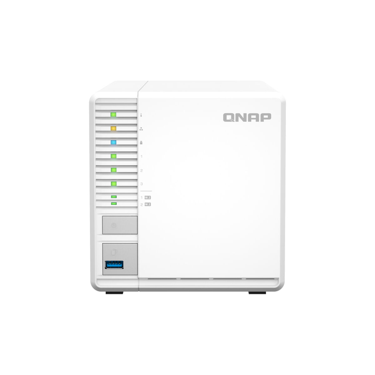 Nätlagringsenhet NAS Qnap TS-364 Vit Intel Celeron Intel Celeron N5095