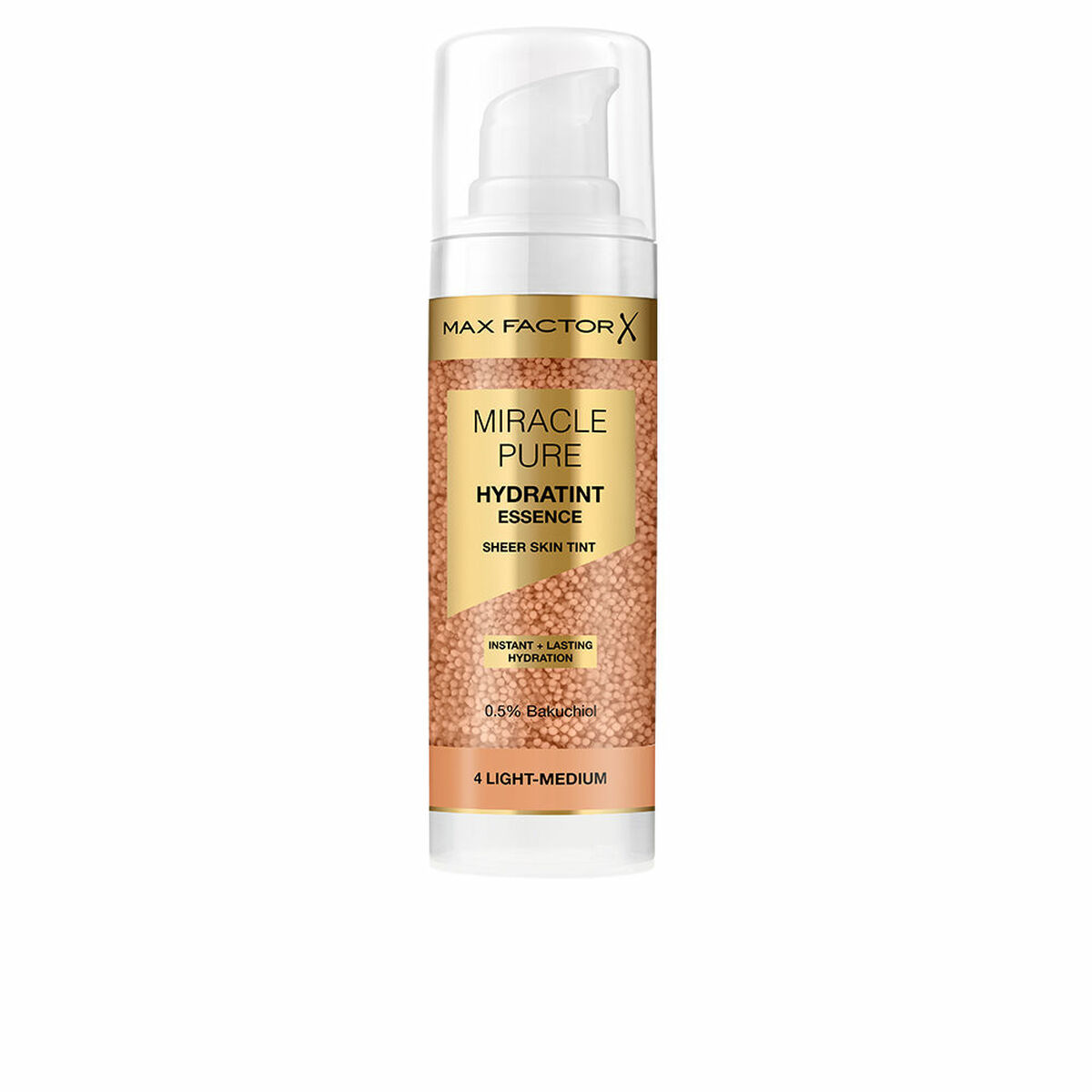 Flytande makeupbas Max Factor MIRACLE PURE Nº 4-Light-Medium 30 ml