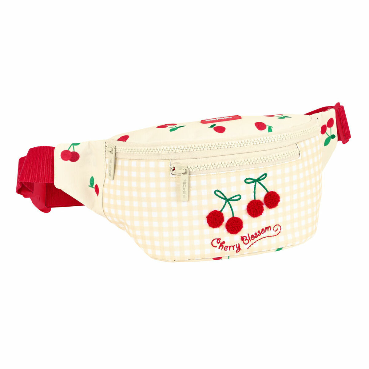 Midjeväska Safta Cherry Beige 23 x 12 x 9 cm