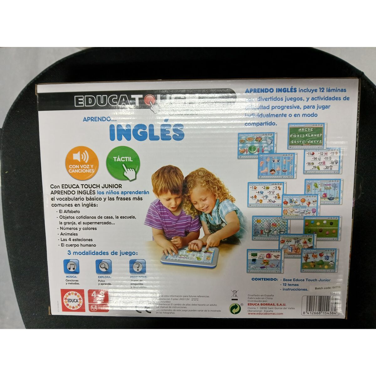 Utbildningsspel Educa I learn English. Touch Junior (EN) - 2