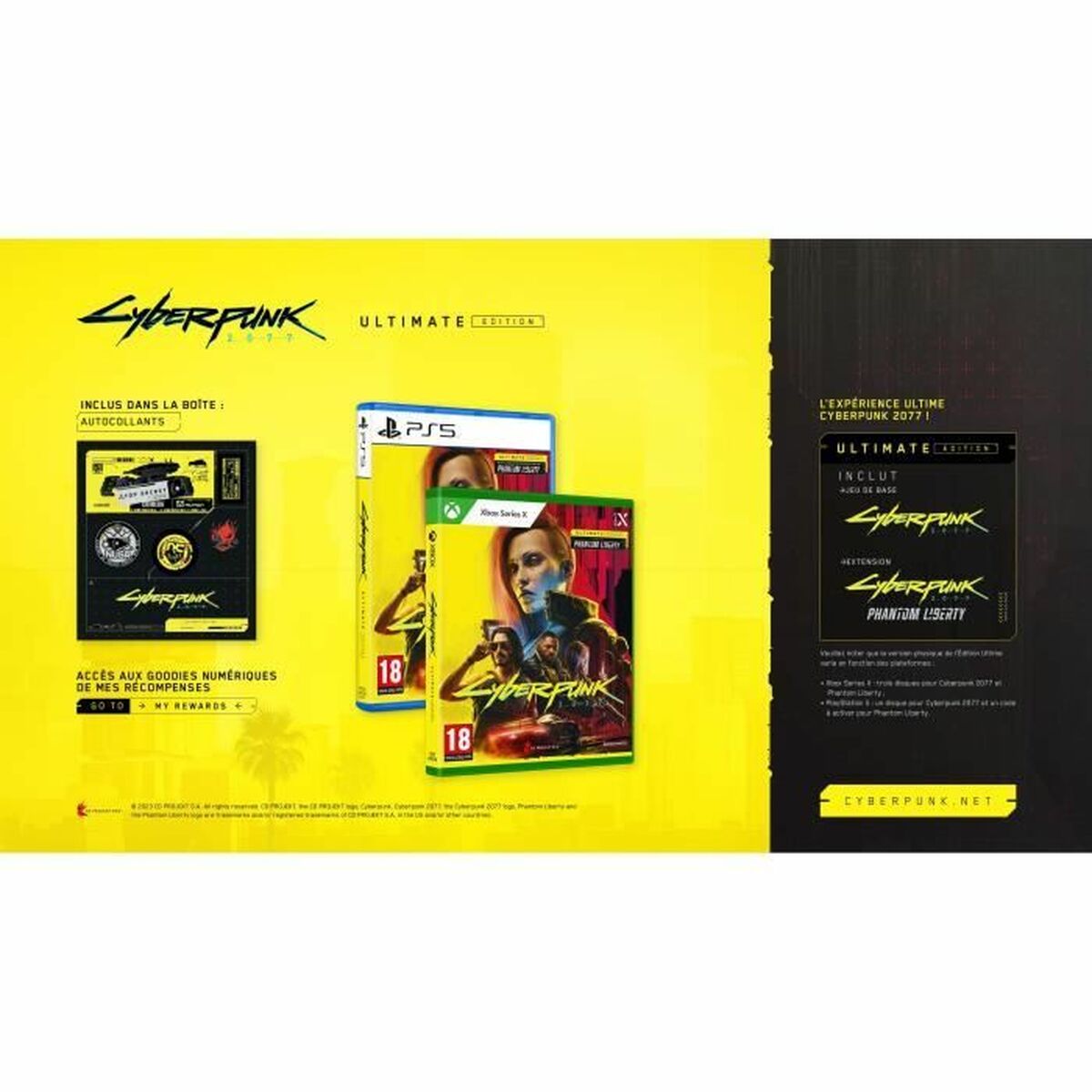 Xbox Series X Videospel Bandai Namco Cyberpunk 2077 Ultimate Edition (FR) - 2