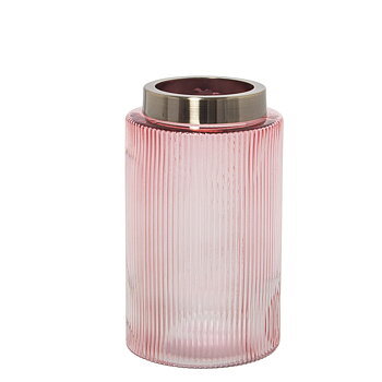 Vas Alexandra House Living Rosa Glas 12 x 20 cm