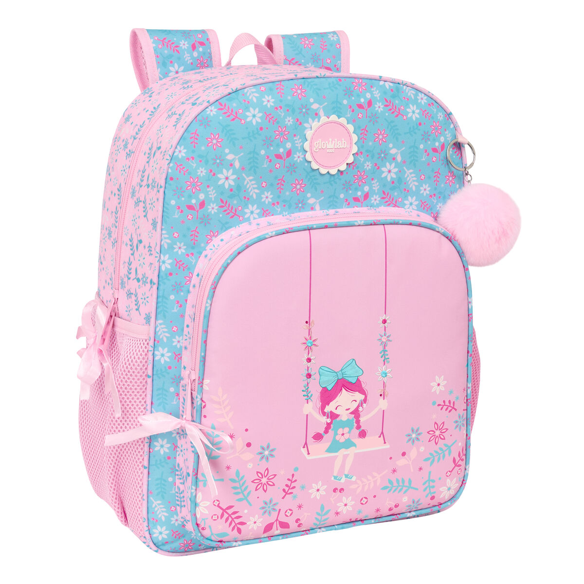Skolryggsäck Glow Lab Swing Multicolour 33 x 42 x 14 cm