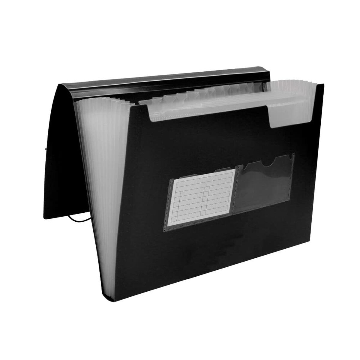 Sorteringsmapp Liderpapel FU35 Svart A4 - 2