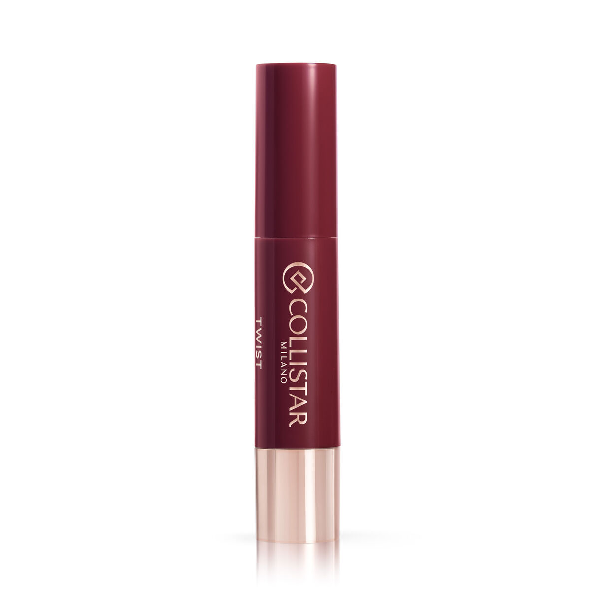 Färgat cerat Collistar TWIST BALMY GLOSS Nº 214 Burgundy 2,8 g - 2