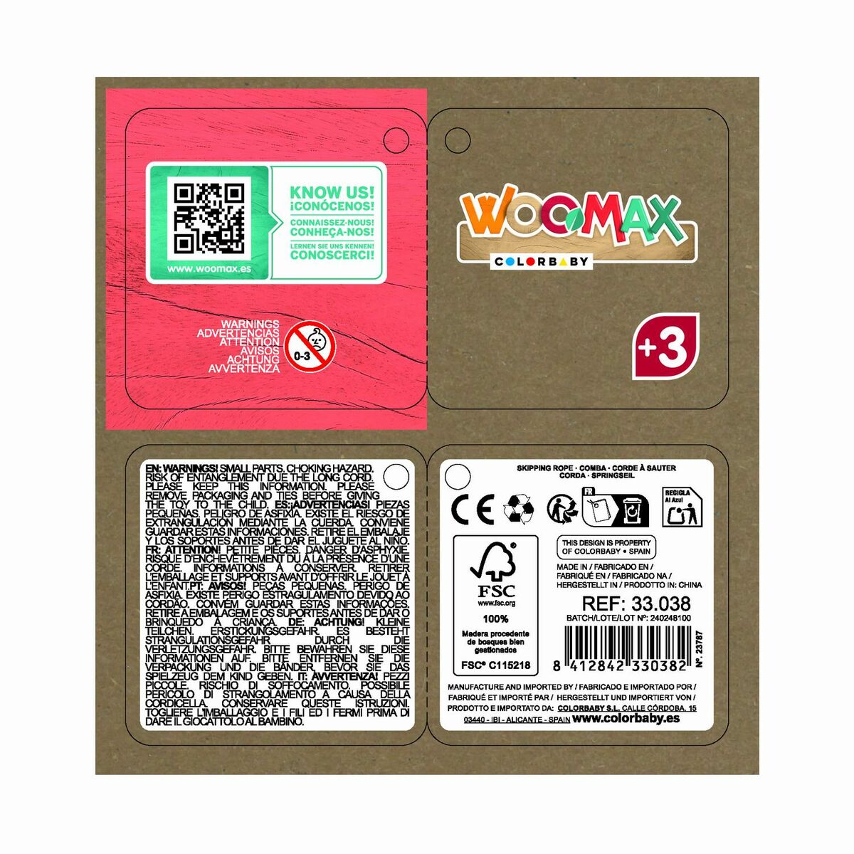 Hopprep med handtag Woomax - 2