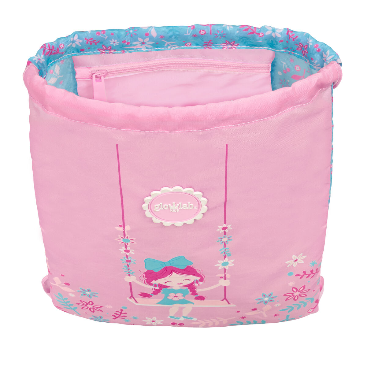 Skopåse med remmar Glow Lab Swing Multicolour 26 x 34 x 1 cm - 3