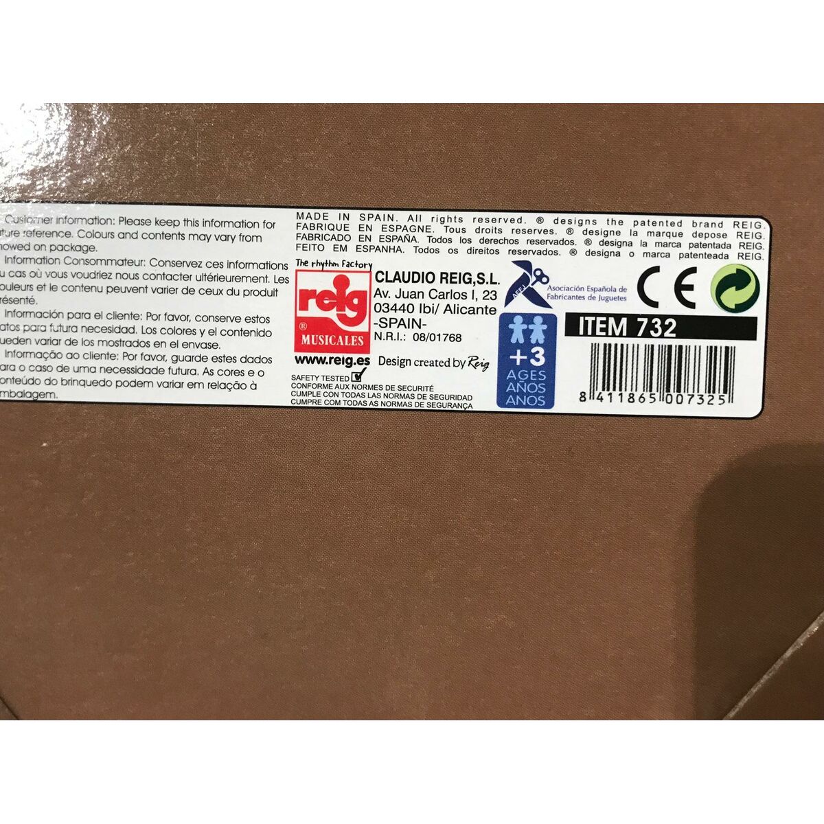 Trumma Reig Metallic Plast 21 x 26 cm (21 x 26 cm) - 2