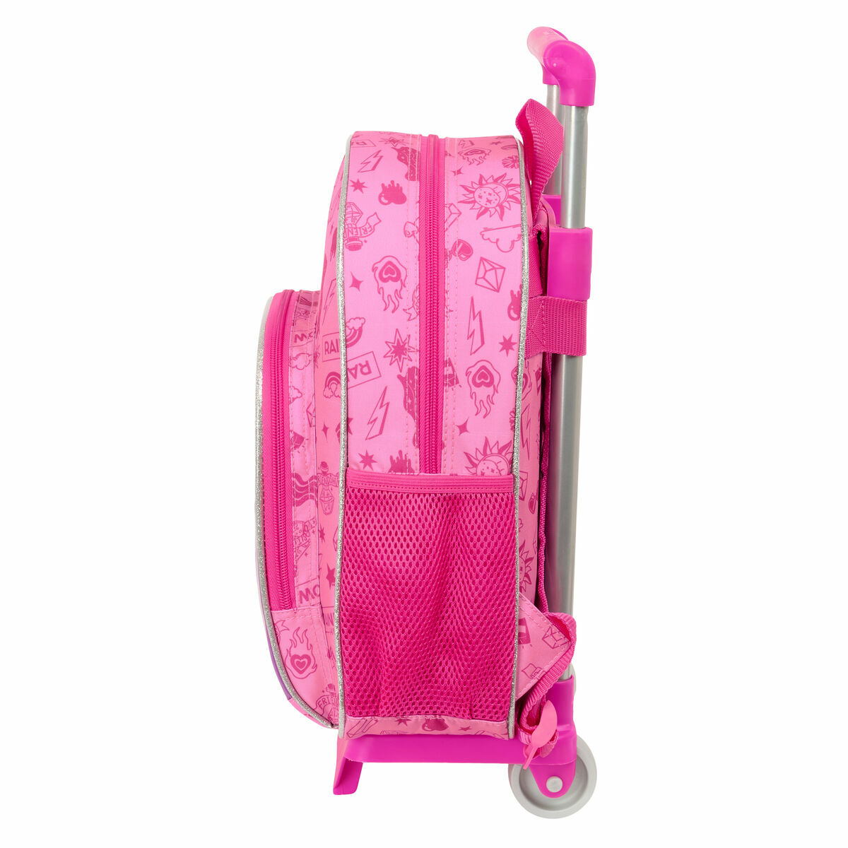 Skolväska med hjul Rainbow High Shine Multicolour 28 x 34 x 10 cm - 3