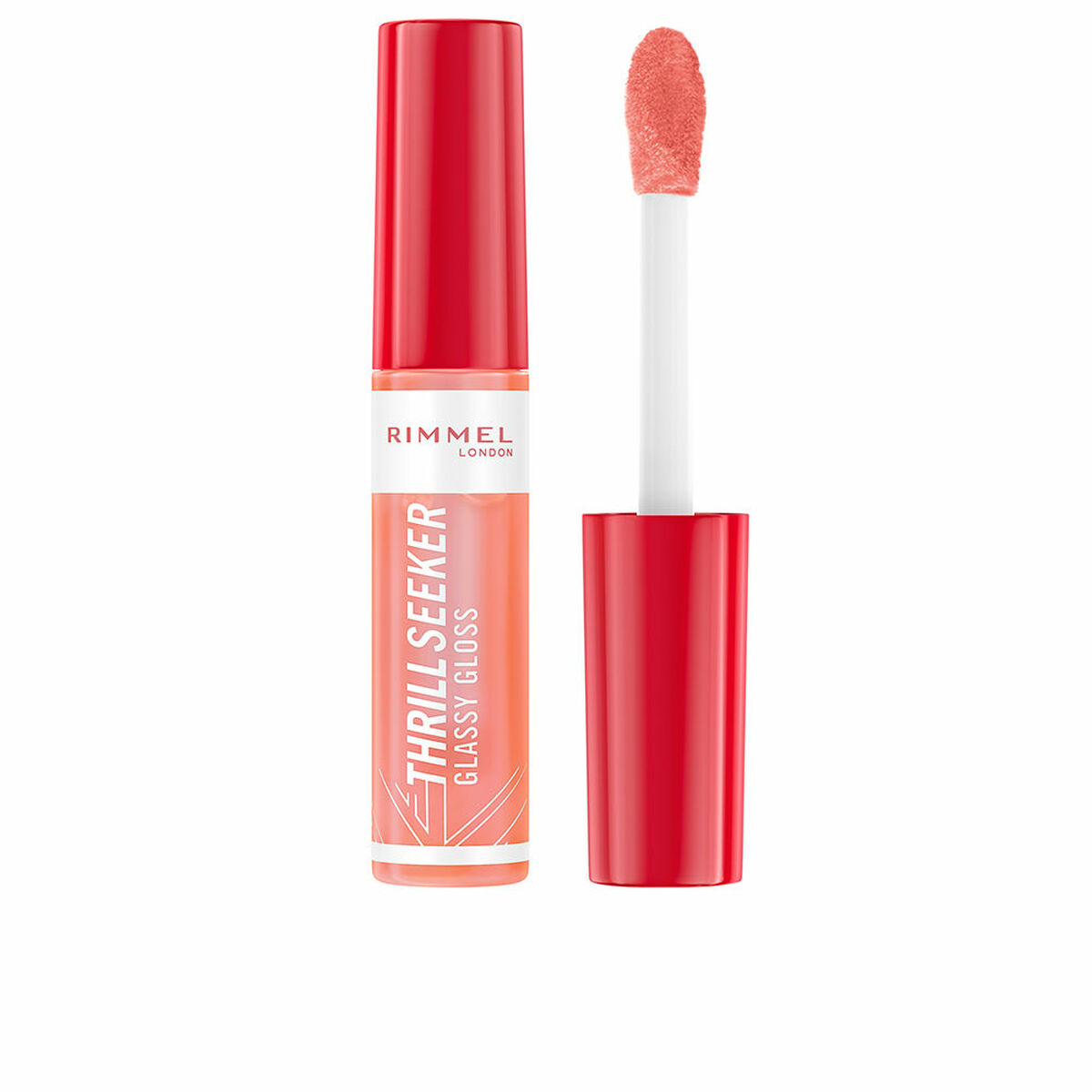 Läppglans Rimmel London THRILL SEEKER Nº 250 Peachy vibes Nº 250-Peachy Vibes 10ml 10 ml