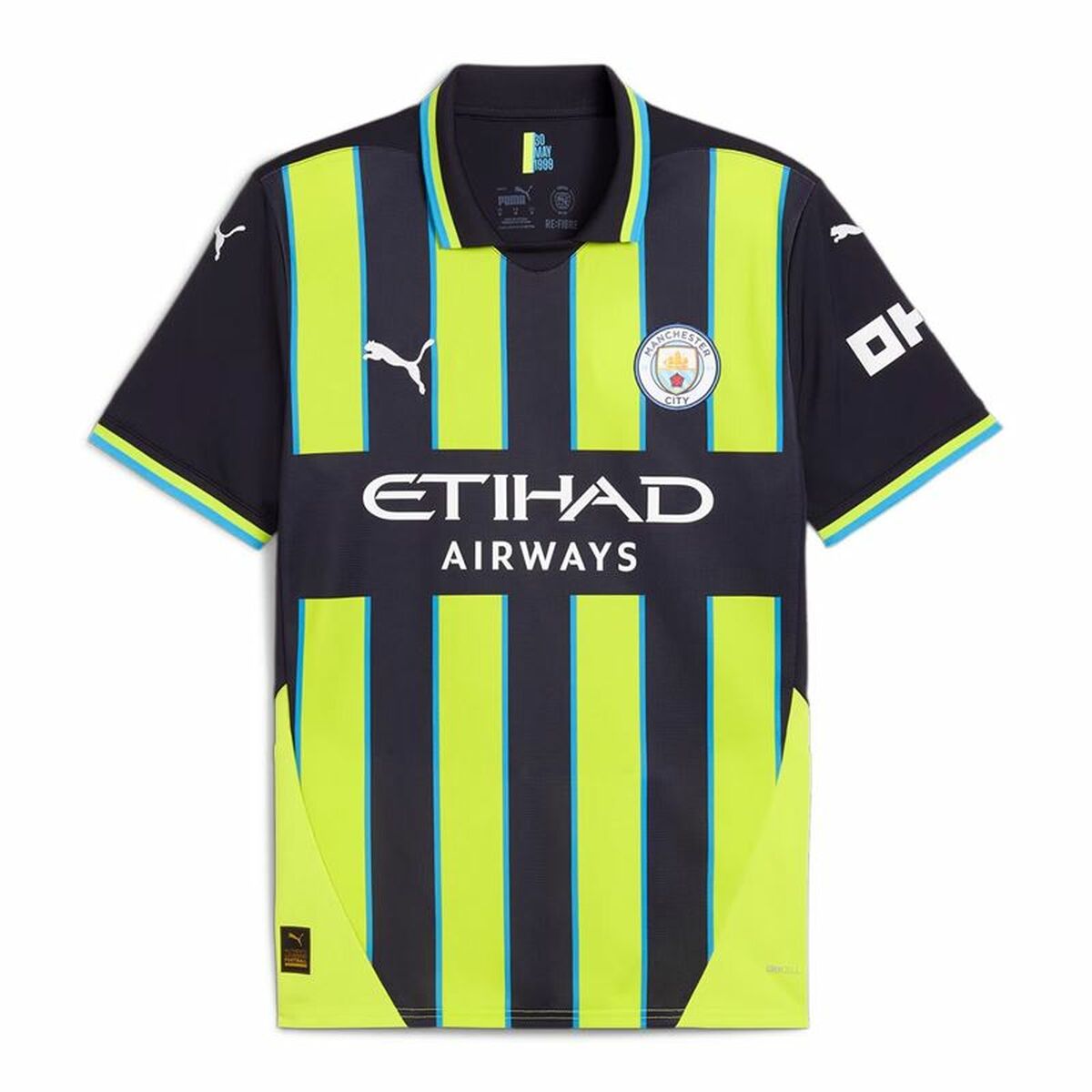 Kortärmad fotbollströja för herrar Puma Manchester City 24/25 Replica
