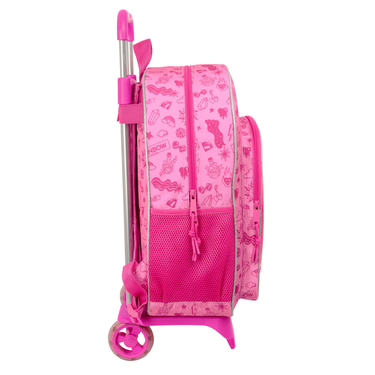 Skolväska med hjul Rainbow High Shine Multicolour 33 x 42 x 14 cm - 2