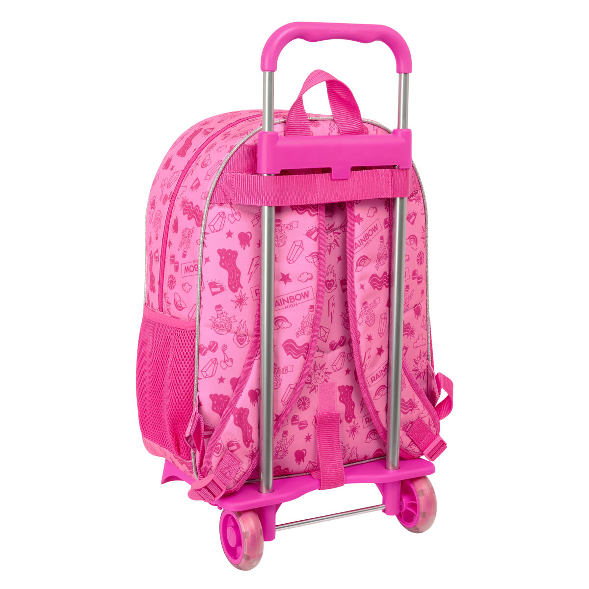 Skolväska med hjul Rainbow High Shine Multicolour 33 x 42 x 14 cm - 3