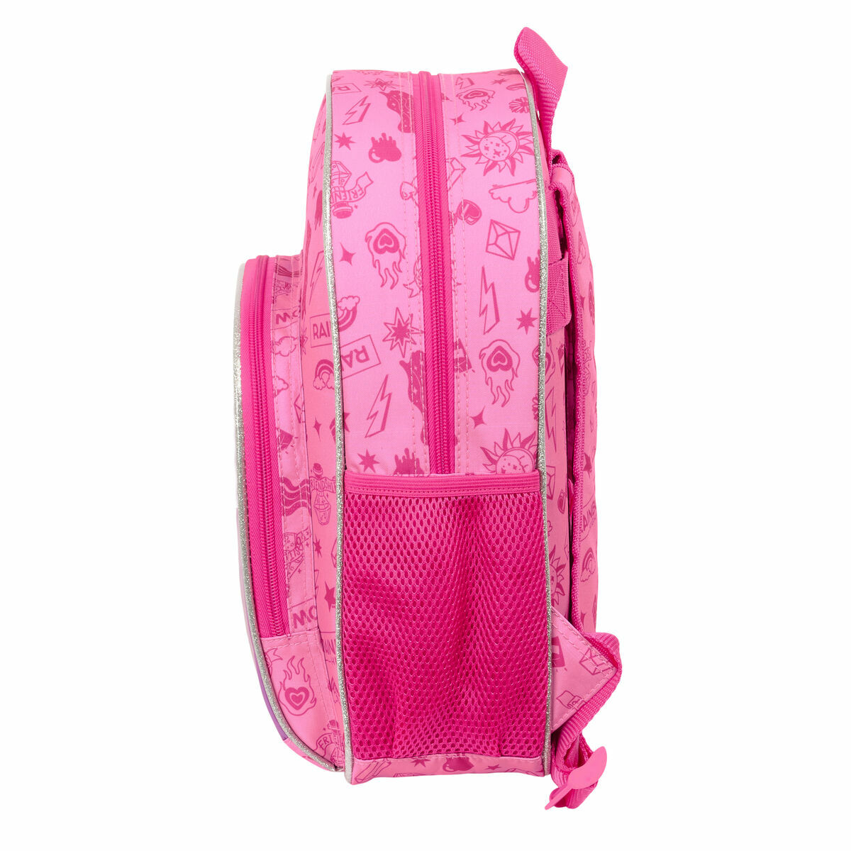 Skolryggsäck Rainbow High Shine Multicolour 28 x 34 x 10 cm - 3