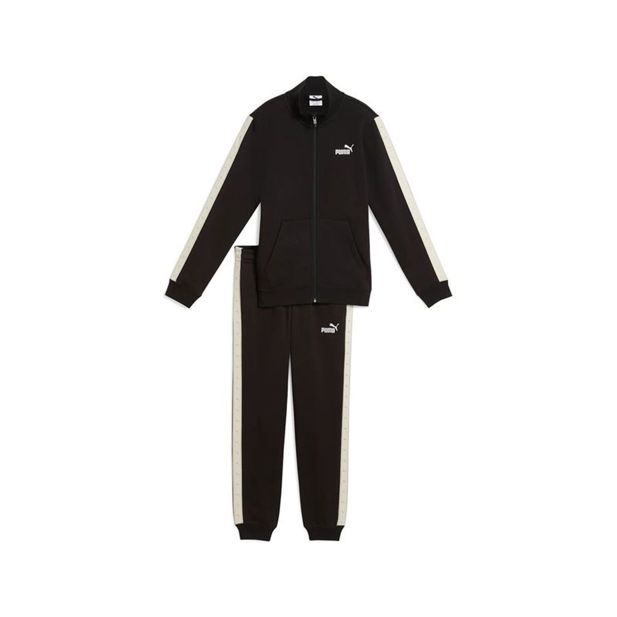 Träningsoverall, Barn Puma Essentials Tape FullZip Sw Svart
