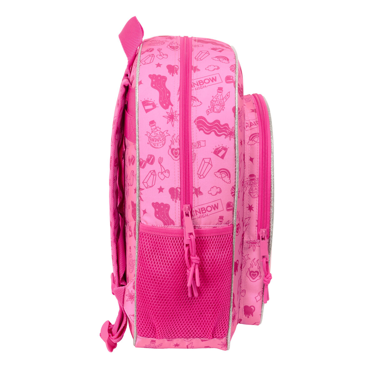Skolryggsäck Rainbow High Shine Multicolour 32 x 38 x 12 cm - 2