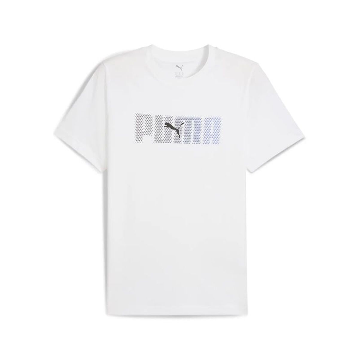 T-shirt med kortärm Herr Puma Essentials Logo Lab Vit