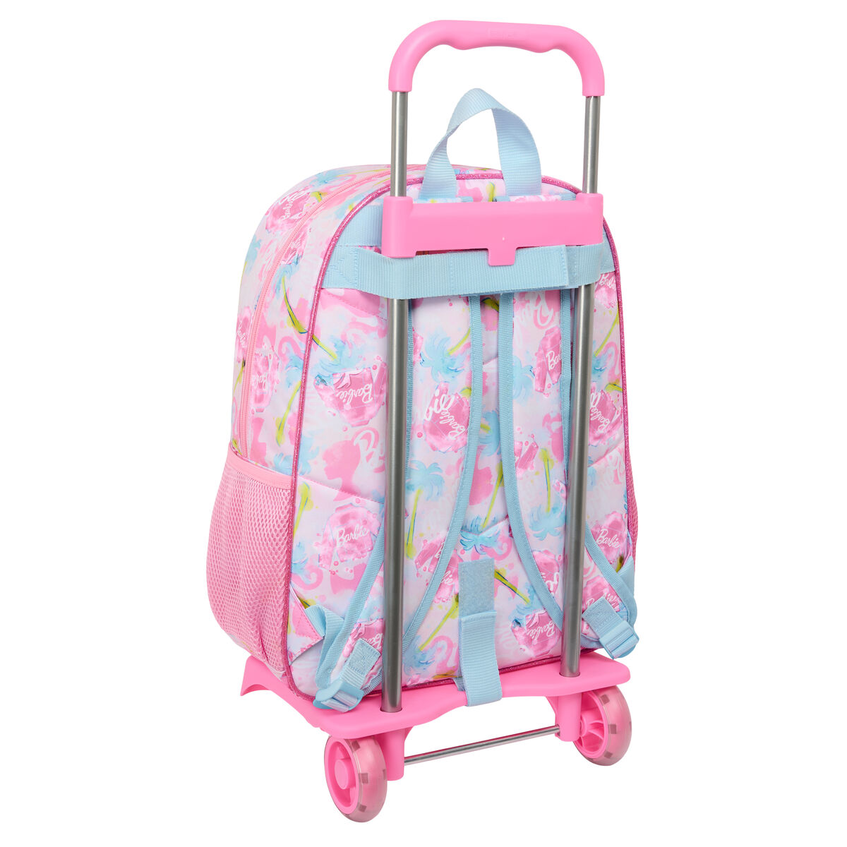 Skolväska med hjul Barbie Painterly Rosa Himmelsblå 33 x 42 x 14 cm - 3